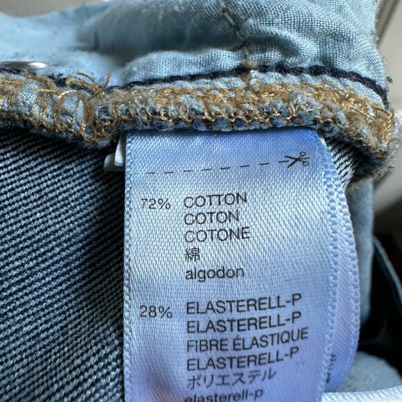 GAP Girlfriend Jeans Dark Indigo - Picture 8 of 9